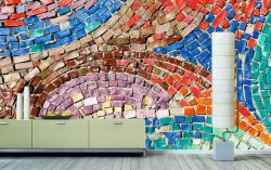 dizajnov vliesov tapeta Mozaika