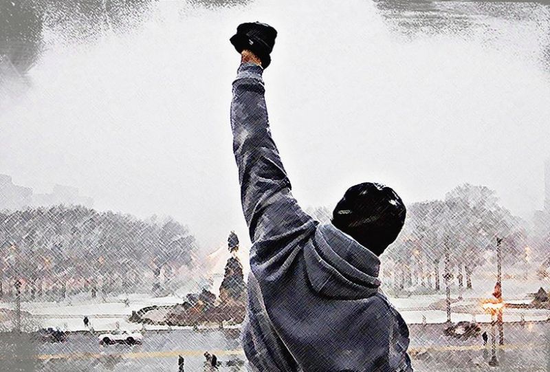 dizajnová vliesová tapeta Rocky Moment | dizajnové tapety s filmovými ...