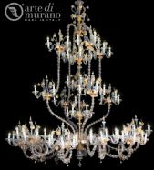 luxusn luster z Murano skla priemer 255cm, vka 300cm 6