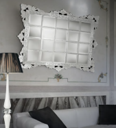 luxusn umeleck zrkadlo z Murano skla 164x200cm 7