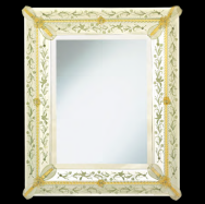 luxusn umeleck zrkadlo z Murano skla 70x85cm 26