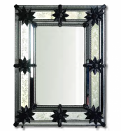 luxusn umeleck zrkadlo z Murano skla 90x120cm 30