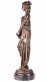 bronzov socha na mramorovom podstavci ena v tunike 18 - pohlad 2 - www.glancshop.sk