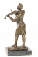 bronzov socha na mramorovom podstavci  Huslista 49 - pohlad 4 - www.glancshop.sk