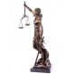 bronzov socha na mramorovom podstavci Justitia 26 - pohlad 2 - www.glancshop.sk