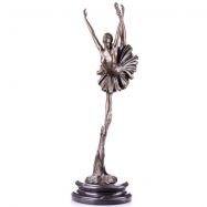velk bronzov socha na mramorovom podstavci Balerina 72 - pohlad 1 - www.glancshop.sk