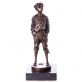 bronzov socha na mramorovom podstavci Chlapec 121 - pohlad 1 - www.glancshop.sk